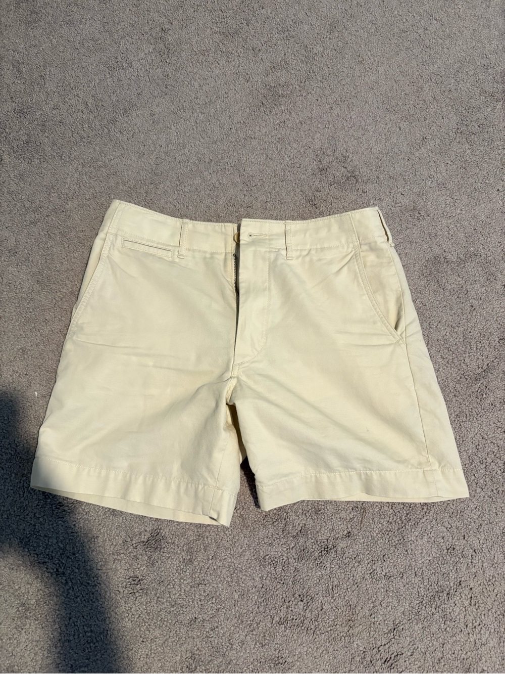 Buck Mason Tropic Twill Natural Short Size 29